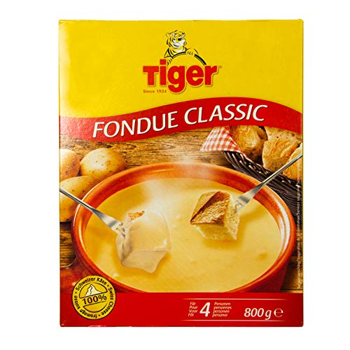 Food-United Fondue Classic 4x 800g Käse-Fondue aus Schweizer Käse zubereitugsfertig für Fondue-Topf oder Caquelon cremig fein-herb zart-schmelzend von S.Mile GmbH