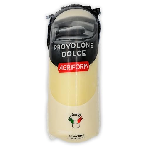 Food-United Provolone Käse Gran Soresina 1x ca. 1 Kg Italienischer-Pasta-Filata-Schnittkäse pikant wüzig-kräftig aromatisch schmelzbar weicher Teig von S.Mile GmbH