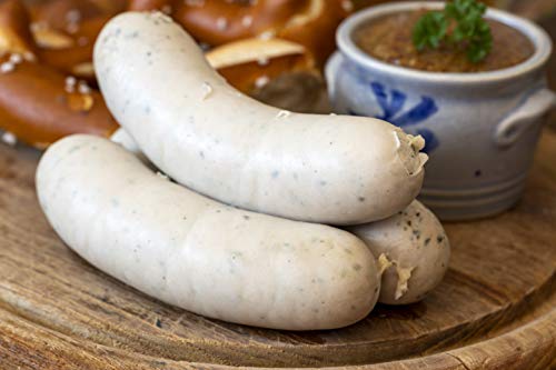Food-United Weißwurst Münchner Art 300g aromaintensiv mit Schweinefleisch und Kräutern nach traditionellen Leitsätzen hergestellt mit Premium Qualität für echte Feinschmecker Food-United Weißwurst Münchner Art 300g aromaintensiv mit Schweinefleisch und Kräutern nach traditionellen Leitsätzen hergestellt mit Premium Qualität für echte Feinschmecker von S.Mile GmbH