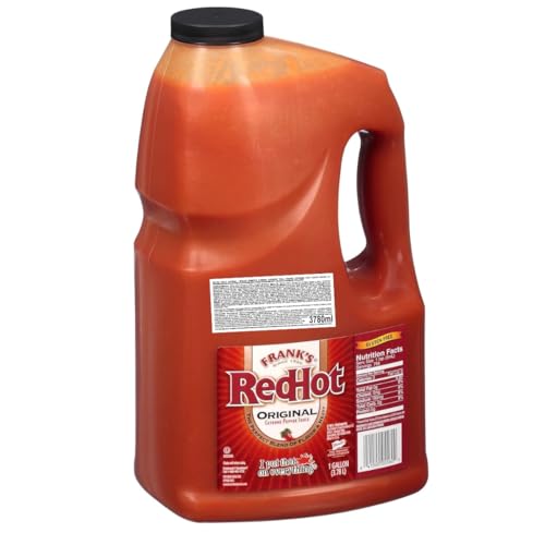 SABORMEX Frank's RedHot Original Cayenne Pepper Sauce, scharfe Soße 3780 ml von SABORMEX