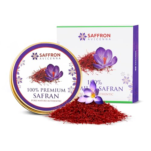 Safran Fäden - Premium rubinroter Safran 10 Gram - höchste Qualitätsstufe (Super Negin) - aromatisch und würzig. von SAFFRON AVICENNA