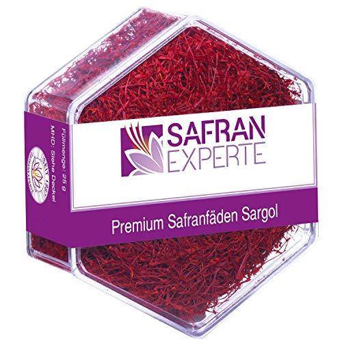 50 Gramm Safranfäden Qualität PREMIUM Safran für Großabnehmer von SAFRAN EXPERTE
