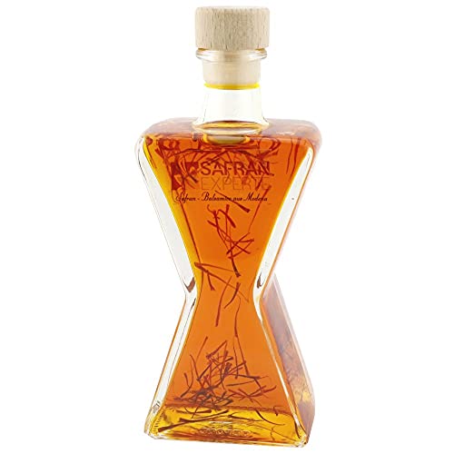 Balsamico bianco mit Safranfäden - besonders aromatisch cremig hell - perfekter Essig für Salate und Saucen von SAFRAN EXPERTE