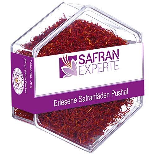 SAFRAN 25 gr. in Dose hochwertige erlesene Qualität Safran frische Ernte Saffron von SAFRAN EXPERTE