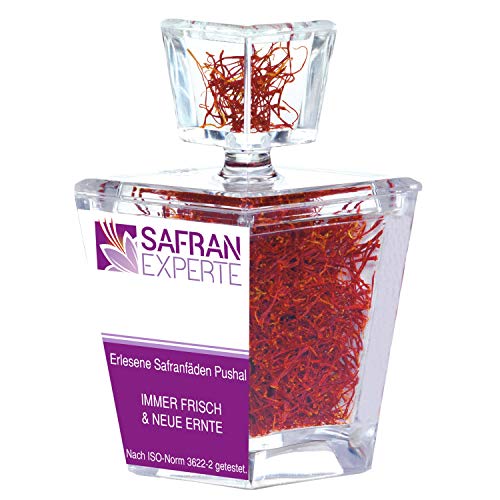 2,3 Gramm erlesene Safranfäden hochwertige Qualität Safran frische Ernte in Geschenkpackung von SAFRAN EXPERTE