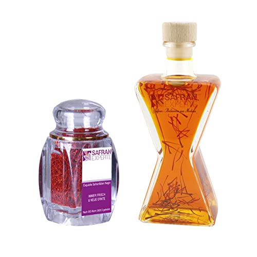 Geschenkset Safran-Balsamico & Safran in Geschenkdose Rubin 2,3 gr. von SAFRAN EXPERTE