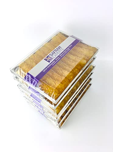 Kandiszucker aus Safransirup 6 Dosen x 19 Sticks zum Süßen von Tee und Kaffee Kandiszucker aus Safransirup 6 Dosen x 19 Sticks zum Süßen von Tee und Kaffee von SAFRAN EXPERTE