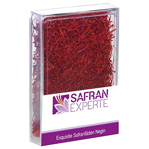 Safran Fäden Negin aromatisch intensive Farbe für Kochen und Backen Saffron threads (10) von SAFRAN EXPERTE
