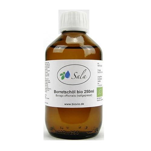 Sala Borretschöl kaltgepresst nativ BIO (250 ml Glasflasche) von Sala