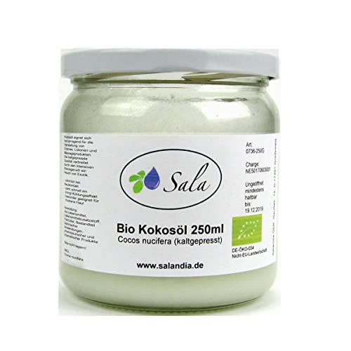 Sala Kokosöl kaltgepresst bio (250 ml Glastiegel) von Sala