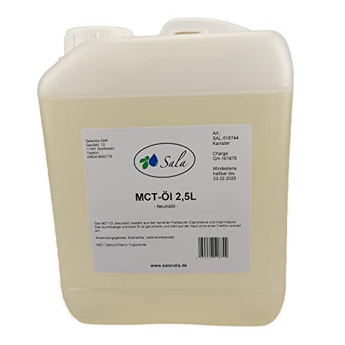 Sala MCT Öl Neutralöl Ph. Eur. konv. (2,5 L Kanister) von Sala