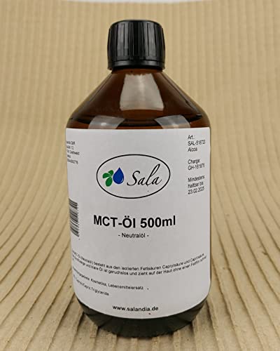 Sala MCT Öl Neutralöl Ph. Eur. konv. (500 ml Glasflasche) von Sala