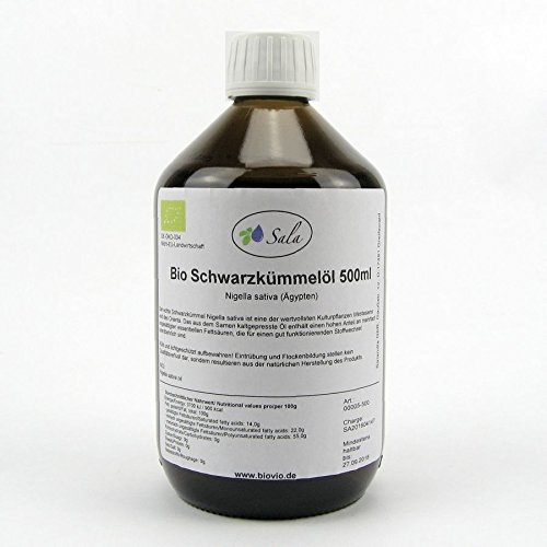 Sala Schwarzkümmelöl kaltgepresst bio 500 ml von SALA