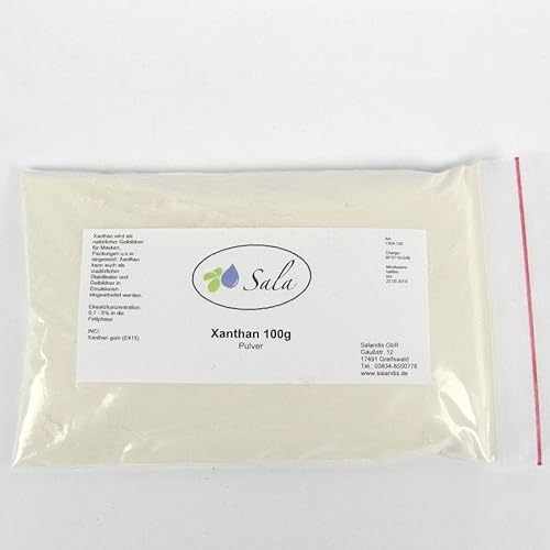 Sala Xanthan Gum Pulver E415 Bindemittel konv. (100 g Beutel) von Sala