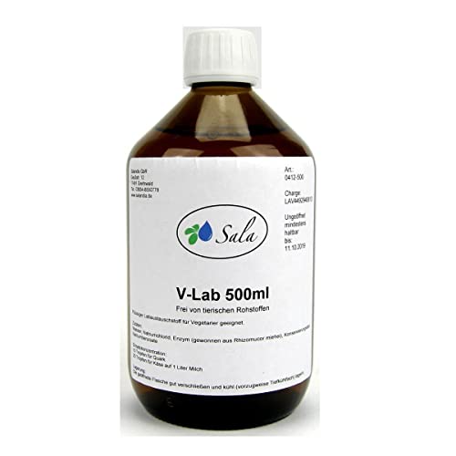 V-Lab vegetarisches Lab flüssig konv. (500 ml Glasflasche) von Sala