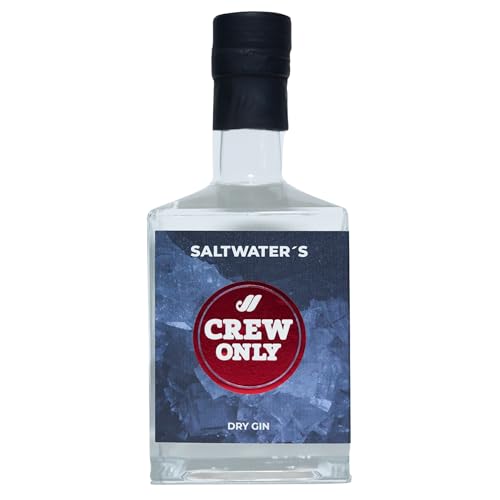 CREW ONLY Dry Gin – Intensiver Wacholder trifft auf fruchtige Beeren, mit frischem Ingwer, Rhabarber, Preiselbeeren und Lavendel | 0.5l Gin-Flasche | 40% vol. Alkohol CREW ONLY Dry Gin – Intensiver Wacholder trifft auf fruchtige Beeren, mit frischem Ingwer, Rhabarber, Preiselbeeren und Lavendel | 0.5l Gin-Flasche | 40% vol. Alkohol von SALTWATER's