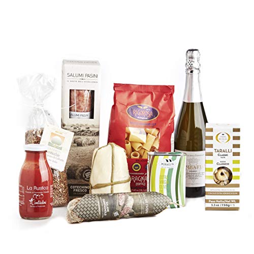 Cesto gastronomico Armonia di Sapori Salumi Pasini® | Geschenkbox mit typisch italienischen Produkten | Perfekt für Weihnachten oder jeden anderen Anlass von Salumi Pasini