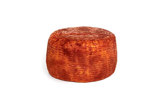 Formaggio Vulcano | Würziger Käse | Aus Schafs- und Ziegenmilch | Roter Paprika-Käse | Typisch sizilianisch | 450 gr von Salumi Pasini