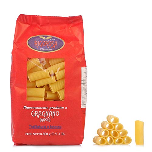 Rigatoni Pasta di Gragnano IGP | Box | Typisch italienische Pasta | 500 gr von Salumi Pasini