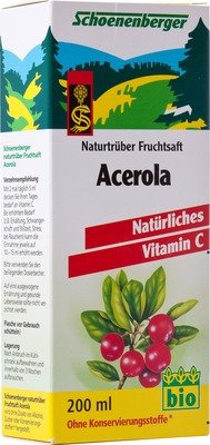 ACEROLA SAFT Schoenenberger Heilpflanzensäfte 3X200 ml ACEROLA SAFT Schoenenberger Heilpflanzensäfte 3X200 ml von SALUS Pharma GmbH