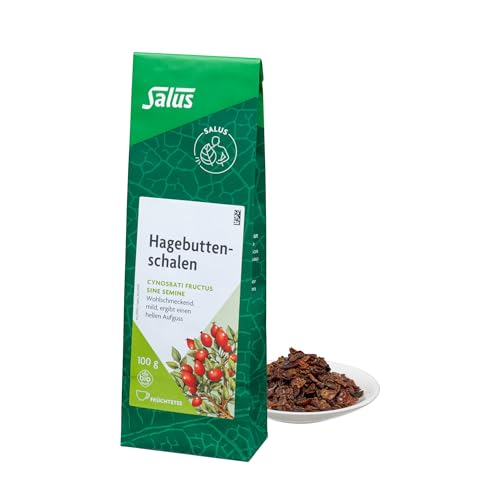 Salus - Hagebuttenschalten Tee - 1x 100 g Beutel - lose - Früchtetee - Cynosbati fructus sine semine - wohlschmeckend - mild - ergibt einen hellen Aufguss - bio Salus - Hagebuttenschalten Tee - 1x 100 g Beutel - lose - Früchtetee - Cynosbati fructus sine semine - wohlschmeckend - mild - ergibt einen hellen Aufguss - bio von Salus