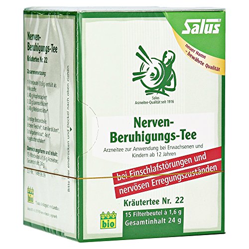 Nerven-Beruhigungs-Tee Nr. 22 bio 15FB (0.02 Kg) von SALUS Pharma GmbH