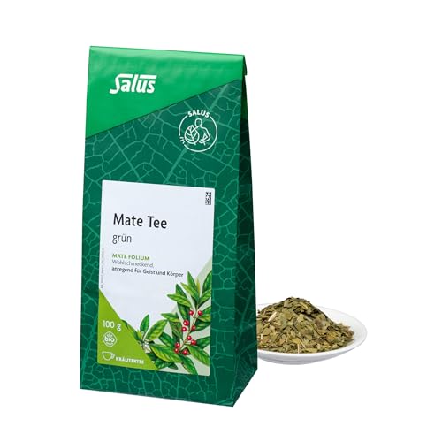 Salus - Mate Tee grün - 1x 100 g Beutel - lose - Kräutertee - Mate folium - wohlschmeckend - anregend für Geist und Körper - bio von Salus