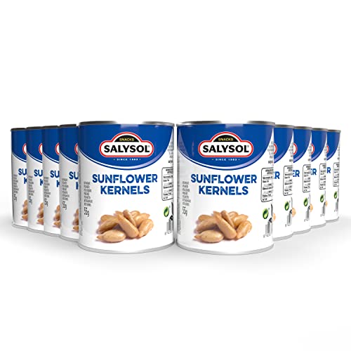 SALYSOL | Geschälte und vakuumverpackte Sonnenblumenkerne 10 x 55 g. Nuss-Snacks ohne Konservierungsstoffe und Zusatzstoffe SALYSOL | Geschälte und vakuumverpackte Sonnenblumenkerne 10 x 55 g. Nuss-Snacks ohne Konservierungsstoffe und Zusatzstoffe von SALYSOL