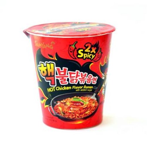 Samyang 2 x Spicy Hot Chicken Aroma Cup Ramen Nudeln – 30 x 70 g Samyang 2 x Spicy Hot Chicken Aroma Cup Ramen Nudeln – 30 x 70 g von SAMYANG