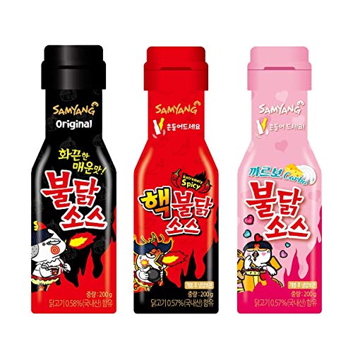 Samyang Carbo Bulldark Spicy Chicken Roasted Sauce + Bulldark Spicy Chicken Roasted Sauce + Hack Bulldark Spicy Chicken Roasted Sauce 3 sets Fire Noodle Challenge Samyang Carbo Bulldark Spicy Chicken Roasted Sauce + Bulldark Spicy Chicken Roasted Sauce + Hack Bulldark Spicy Chicken Roasted Sauce 3 sets Fire Noodle Challenge von SAMYANG