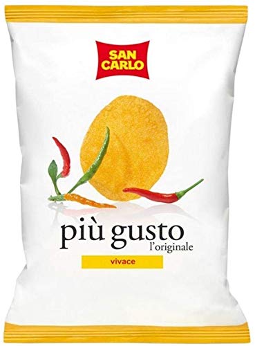 10x San Carlo più gusto Vivace Chips Patatine Kartoffelchips gesalzen 50g chips von SAN CARLO