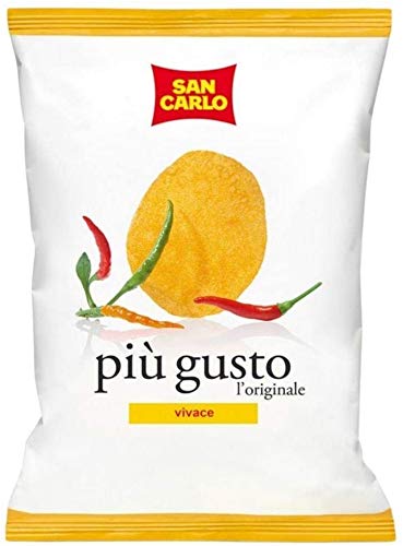 20x San Carlo più gusto Vivace Chips Patatine Kartoffelchips gesalzen 50g chips 20x San Carlo più gusto Vivace Chips Patatine Kartoffelchips gesalzen 50g chips von SAN CARLO