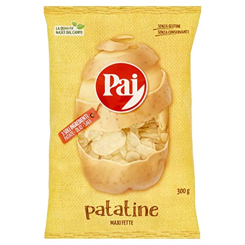 3x Pai Classica trasparente Chips Patatine Kartoffelchips gesalzen 300g Kartoffel chips von SAN CARLO