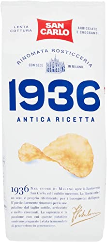 3x San Carlo 1936 Chips Patatine Kartoffelchips gesalzen 150g Kartoffel chips von SAN CARLO
