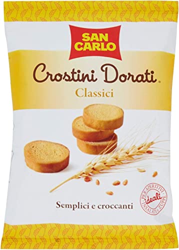 3x San Carlo Crostino crostini dorati gli autentici Salzgebäck Knabberartikel gesalzen 200g von SAN CARLO