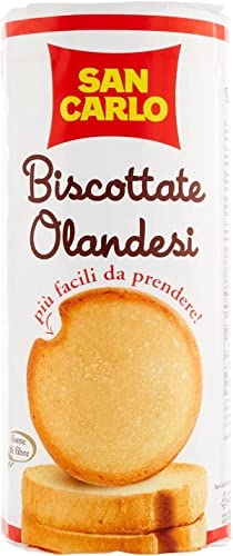3x San Carlo Fette Biscottate olandesi Zwieback kekse gebackenem Brot 125 g von SAN CARLO