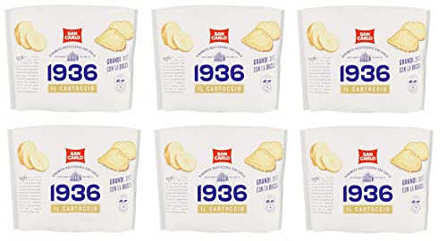 6x San Carlo 1936 Il Cartoccio Patatine Kartoffelchips Chips 170g Packung von SAN CARLO