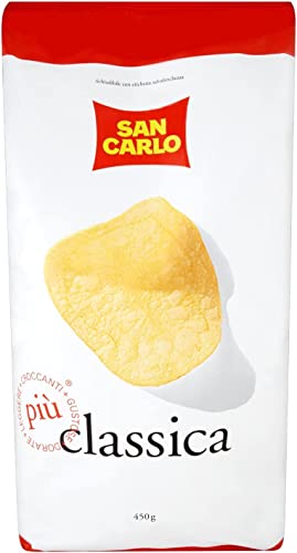 San Carlo Classica trasparente Chips Patatine Kartoffelchips gesalzen 450g Kartoffel chips San Carlo Classica trasparente Chips Patatine Kartoffelchips gesalzen 450g Kartoffel chips von SAN CARLO