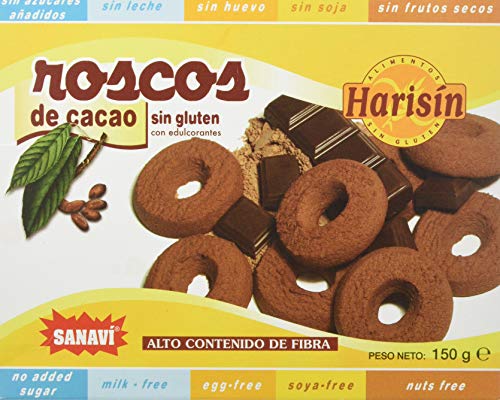 Glutenfreie Kakao Donuts 150 G (Kakao - Kokosnuss) von SANAVI