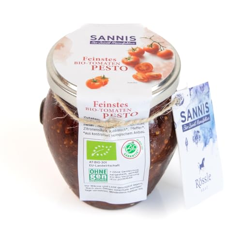 SANNIS Bio-Tomaten-Pesto SANNIS Bio-Tomaten-Pesto von SANNIS Bio-Leinöl Manufaktur