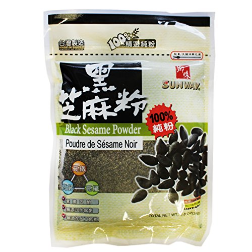 Sunway Schwarzes Sesampulver 250g für Getränke, Müsli, Porridge... Sunway Schwarzes Sesampulver 250g für Getränke, Müsli, Porridge... von SANQIZ