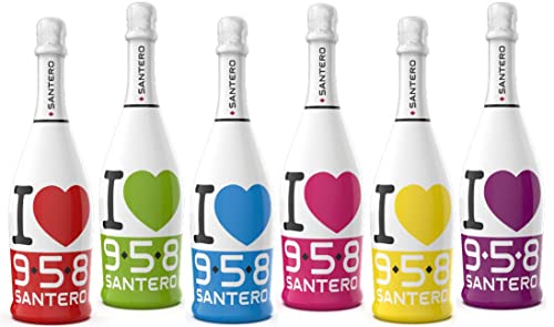 SANTERO 958 LIEBE JAHRESTAG PACK 6 75 CL GEMISCHTE FLASCHEN von SANTERO 958