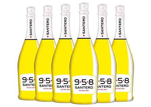 958 EXTRA DRY 75CL BOTTLER POP ART 6 Flaschen von SANTERO