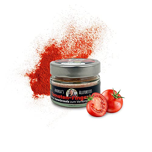 SANUUS Bio Gourmet Gewürz Salze Tomate 120g - Gewürze & Salz zum Kochen, Grillen oder als Geschenke zur Hauseinweihung - Besonderes Gourmet Kräuter Gewürzsalz aus dem Allgäu von SANUUS Better Living