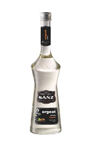 Orgeat Sirup Sanz, Mandelsirup aus Spanien für Tiki-Cocktails, alkoholfrei, 0,7 L von Sanz