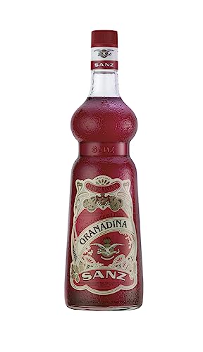 SANZ Grenadine-Sirup mit 20% Granatapfel-Saft, alkoholfrei, 1 L von Sanz