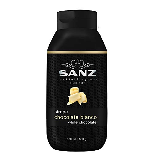 SANZ Weiße-Schokolade-Sirup, alkoholfrei, 0,65 L von SANZ