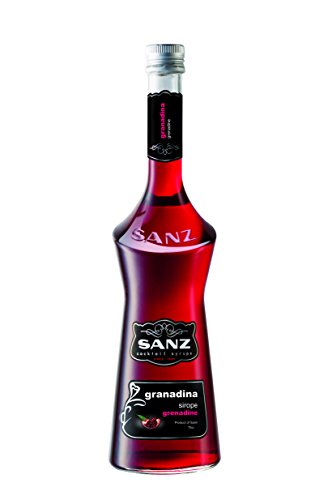 Grenadine Sirup Sanz, Granatapfelsirup I Cocktailsirup, aus 20% Grenadine Saft von SANZ