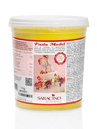 Saracino Fondant Model Gelb Zum Modellieren 1 kg Glutenfrei Made In Italy Saracino Fondant Model Gelb Zum Modellieren 1 kg Glutenfrei Made In Italy von SARACINO We love pastry
