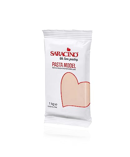 Saracino Fondant Model Hautfarben Zum Modellieren 1 kg Glutenfrei Made In Italy von SARACINO We love pastry